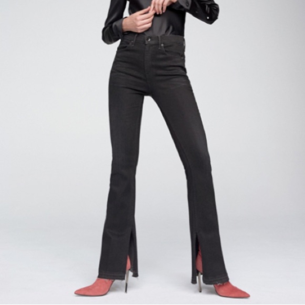 Rag & Bone Bella Jeans in Worn Black